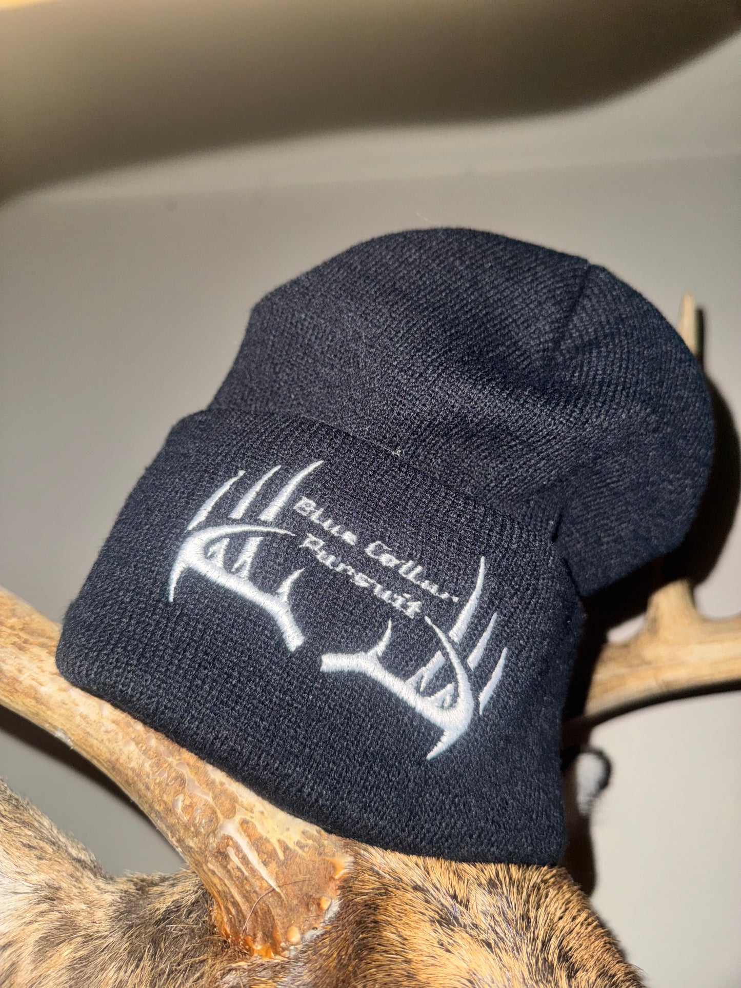 Black Big Buck & Duck Beanie