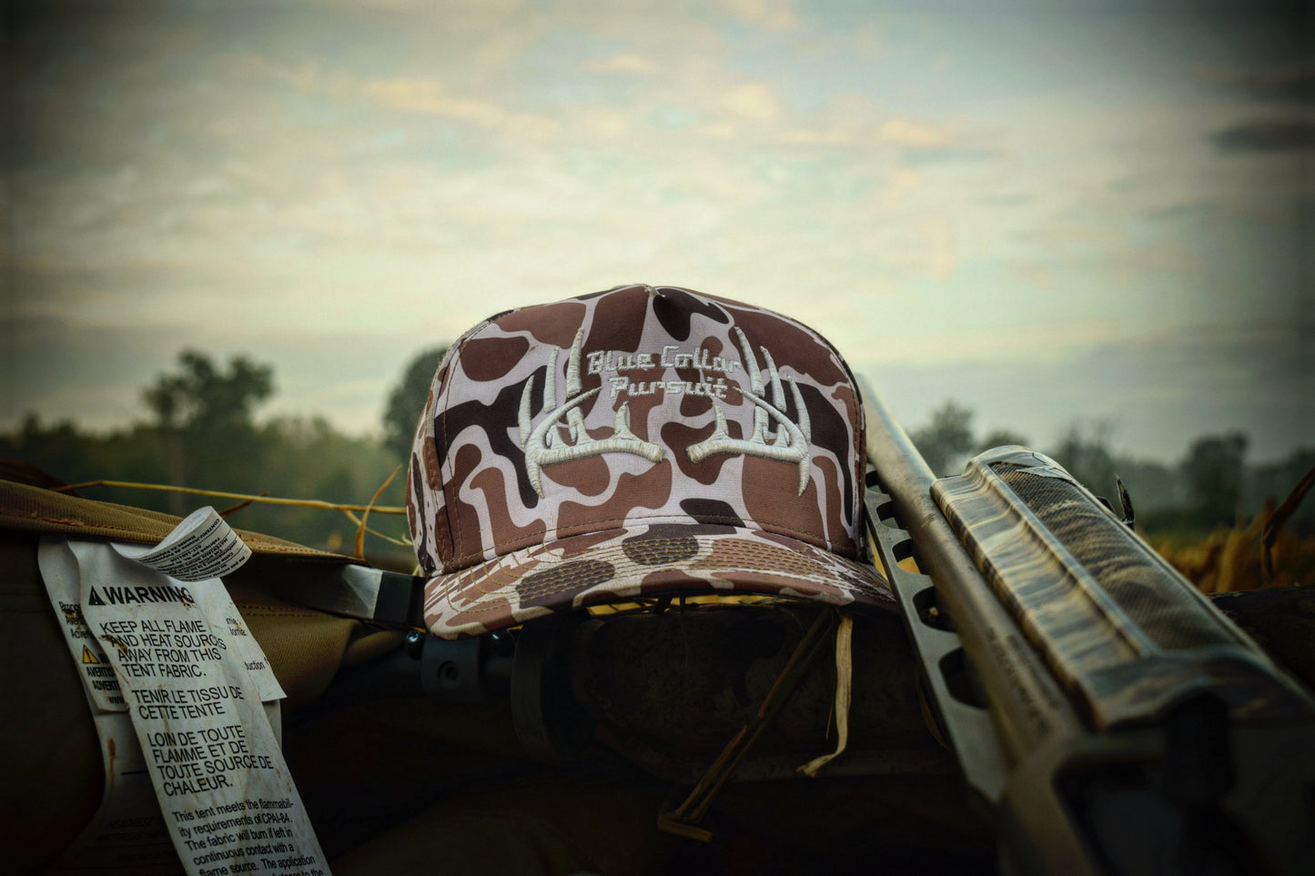 Blue Collar Pursuit Retro Camo Trucker