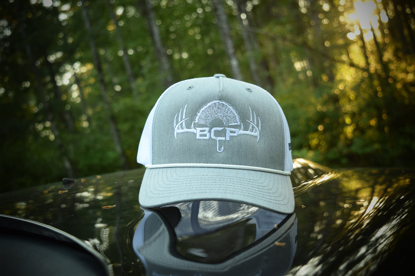 Grey/White BCP Rope SnapBack